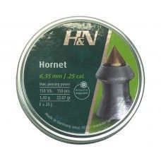 Пули пневматические H&N Hornet 6.35 мм (150 шт, 1.43 грамма)