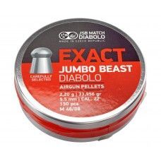 Пули пневматические JSB Exact Jumbo Beast 5.5 мм (150 шт, 2.2 г)