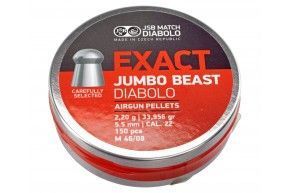 Пули пневматические JSB Exact Jumbo Beast 5.5 мм (150 шт, 2.2 г)