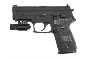  Страйкбольный пистолет WE Sig Sauer P229 (WE-F005A-BK, Green Gas)