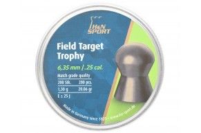 Пули пневматические H&N Field Target Trophy 6.35 мм (200 шт, 1.29 г)