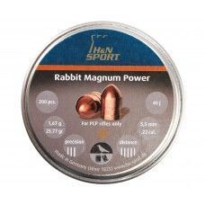 Пули пневматические H&N Rabbit Magnum Power 5.5 мм (200 шт, 1.67 г)