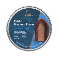 Пули пневматические H&N Rabbit Magnum Power 5.5 мм (200 шт, 1.67 г)