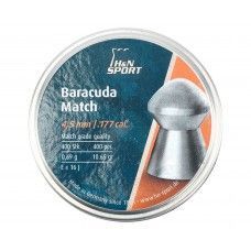 Пули пневматические H&N Baracuda Match 4.5 мм (400 шт, 0.69 г)
