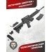 Страйкбольный автомат Cyma M4 RIS CM007 (6 мм, телескопический приклад)