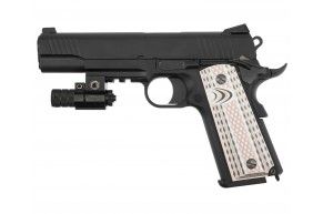 Страйкбольный пистолет WE Colt M45A1 (WE-E015-BK, black)