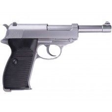 Страйкбольный пистолет WE WE-P010LBOX-SV (6 мм, Walther P38)