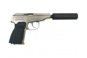 Страйкбольный пистолет WE 654K (WE-MA001-SV, 6 мм, silver)