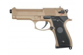 Страйкбольный пистолет Cyma CM126TN (6 мм, Beretta M92, песочный)
