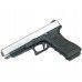 Страйкбольный пистолет WE Glock 34 Gen 3 (6 мм, Green Gas, GBB, Хром)