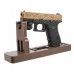 Страйкбольный пистолет WE Glock 19 Gen 3 (WE-G003BOX-IV, bronze, гравировка)