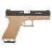 Страйкбольный пистолет WE Glock 17 G-Force (6 мм, Green Gas, Blowback, Tan, WET-2)