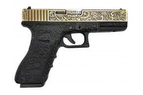 Страйкбольный пистолет WE WE-G001BOX-BR Gen 3 (6 мм, Glock 17)