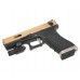 Страйкбольный пистолет WE Glock-18 G-Force (WE-G002WET-TG, gold, Green Gas)