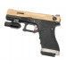 Страйкбольный пистолет WE Glock-18 G-Force (WE-G002WET-TG, gold, Green Gas)