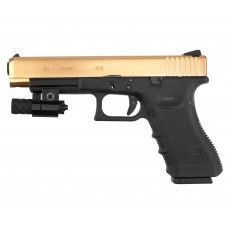 Страйкбольный пистолет WE Glock 34 Gen 3 (WE-G008A-TG, Gold)