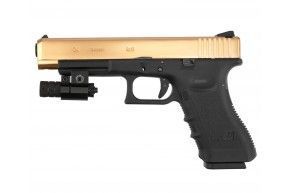 Страйкбольный пистолет WE Glock 34 Gen 3 (WE-G008A-TG, Gold)