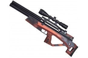 Пневматическая PCP винтовка Jager SPR BullPup (6.35 мм, LW, ламинат, красный, 470 мм)