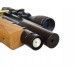 Пневматическая винтовка Дубрава Анчутка Буллпап 5.5 мм V3 (250 мм, Бук) 