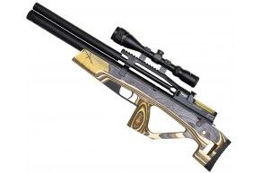 Пневматическая PCP винтовка Jager SPR BullPup (6.35 мм, ламинат, желтый, 470 мм)