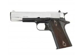 Охолощенный пистолет CLT 1911 CO (Курс-С, Кольт, хромированный затвор)