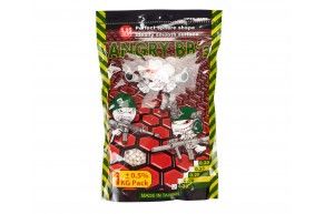 Шарики для страйкбола Angry BB's 0.3 г  (3300 штук, 1 кг, белые)