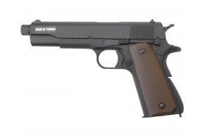 Страйкбольный пистолет KJW Colt M1911A1 (6 мм, GBB, Gas, удлиненный ствол)