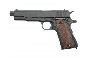 Страйкбольный пистолет KJW Colt M1911A1 (6 мм, GBB, Gas, удлиненный ствол)
