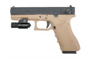 Страйкбольный пистолет WE Glock 18 Gen 3 (6 мм, GBB, Gas, Tan)