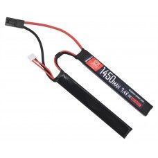 Аккумулятор BlueMAX Li-Po 7.4V 1450mAh 30C Nunchuck 2x (7.5x17x115 мм, Mini Tamiya)