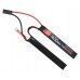 Аккумулятор BlueMAX Li-Po 7.4V 1450mAh 30C Nunchuck 2x (7.5x17x115 мм, Mini Tamiya)