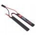 Аккумулятор BlueMAX Li-Po 7.4V 1450mAh 30C Nunchuck 2x (7.5x17x115 мм, Mini Tamiya)
