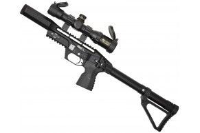 Пневматическая PCP винтовка EDgun Леший 4.5 мм (250 мм, черная, стандарт)