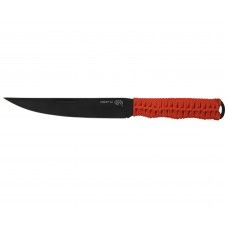 Метательный нож Pirat Спорт-16 (черный, красный паракорд)