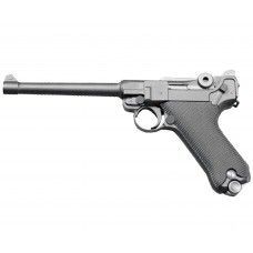Страйкбольный пистолет WE P-08 6 (GAS, GBB, Черный, WE-P002)