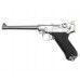 Страйкбольный пистолет WE Luger P-08 6 дюймов (6 мм, Gas, Blowback, хром)