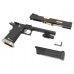 Страйкбольный пистолет WE Colt M1911 Hi-Capa 6 Black & Gold (GAS, GBB, WE-H018WETA2-BKGD)