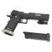 Страйкбольный пистолет WE Colt M1911 Hi-Capa 6 Black & Gold (GAS, GBB, WE-H018WETA2-BKGD)