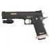 Страйкбольный пистолет WE Colt M1911 Hi-Capa 6 Black & Gold (GAS, GBB, WE-H018WETA2-BKGD)