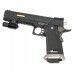 Страйкбольный пистолет WE Colt M1911 Hi-Capa 6 Black & Gold (GAS, GBB, WE-H018WETA2-BKGD)