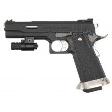 Страйкбольный пистолет WE Colt M1911 Hi-Capa 5.1 WET REX (Long, GAS, GBB, WE-H001WET-BK)