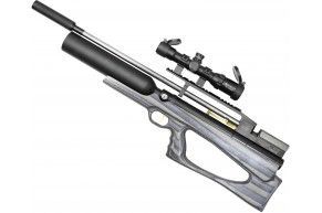 Пневматическая винтовка Дубрава Лесник Буллпап Колба 6.35 мм V4 (580 мм, Синий ламинат)