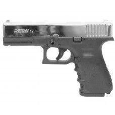 Охолощенный пистолет Retay Glock 17 (Никель)