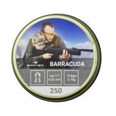 Пули пневматические Borner Barracuda 4.5 мм (250 шт, 0.7 грамм)