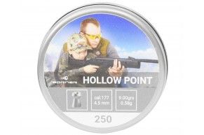 Пули пневматические Borner Hollow Point 4.5 мм (250 шт, 0.58 грамм)