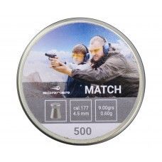 Пули пневматические Borner Match 4.5 мм (500 шт, 0.60 грамм)