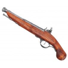  Макет пистолета кремниевого Denix D7/1196G (Англия, XVIII век, сталь)