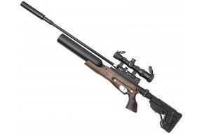 Пневматическая винтовка Jager SP Карабин колба (AP, 550 мм, 6.35 мм, дерево, складная)