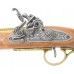 Макет пистолета кремневого Denix D7/1127L (латунь, XVIII век, Франция)