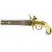 Макет пистолета кремневого Denix D7/1264 (двуствольный, Англия, 1750 г)